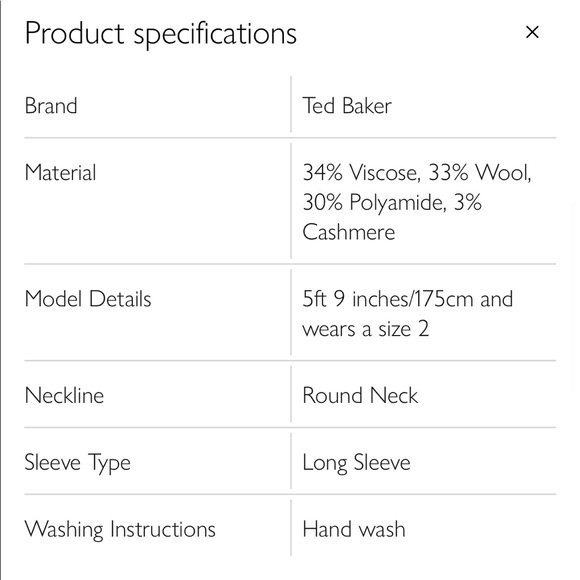 Ted Baker Finda Scalloped Edge Ribbed Jumper - Picture 14 of 14